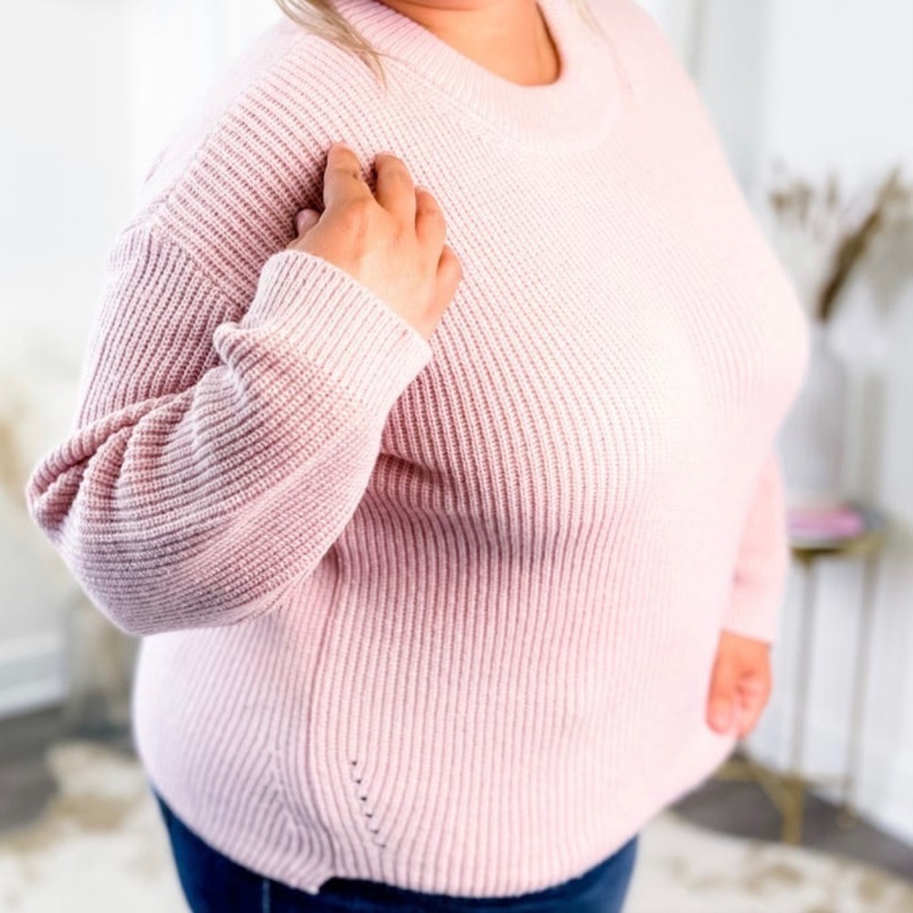 NWOT Heimish Sweater, Color: Pink, Size: 1XL/2XL
